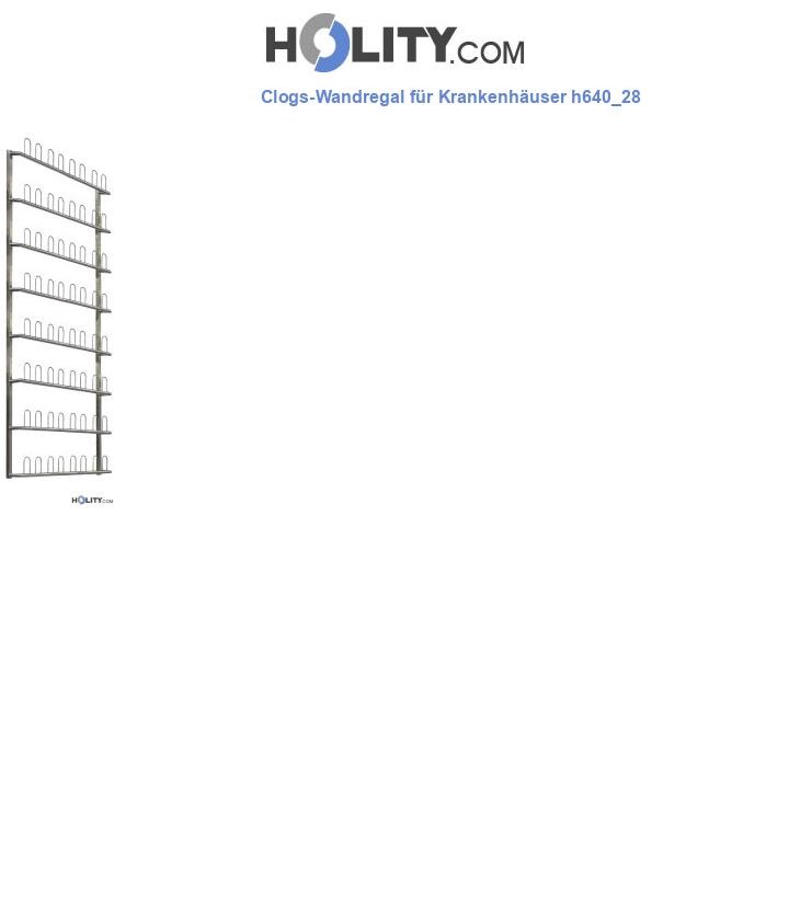 Clogs-Wandregal für Krankenhäuser h640_28