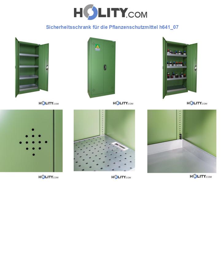 Sicherheitsschrank für die Pflanzenschutzmittel h641_07