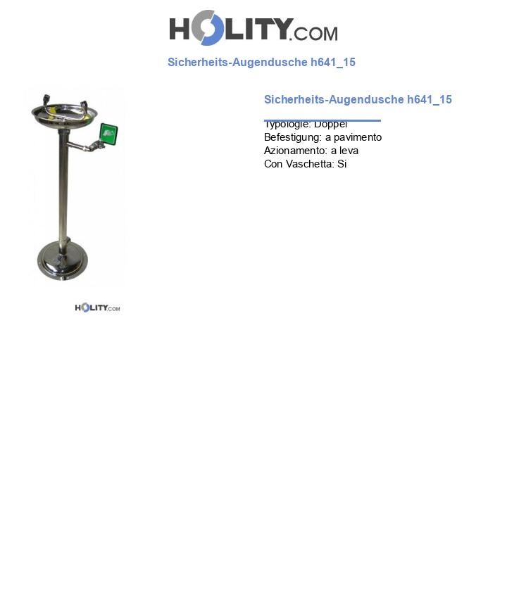 Sicherheits-Augendusche h641_15
