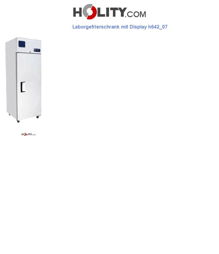 Laborgefrierschrank mit Display h642_07