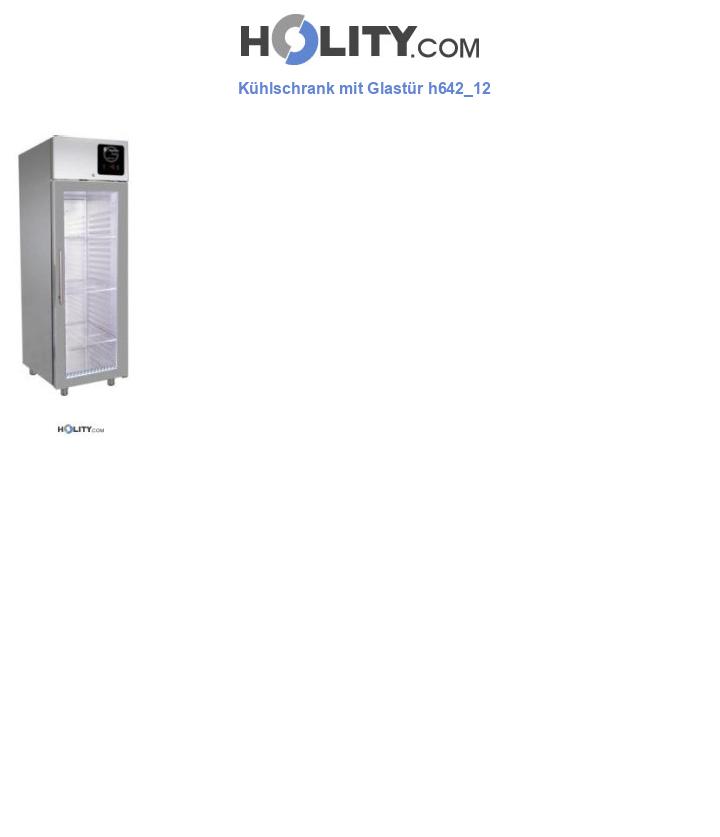 Kühlschrank mit Glastür h642_12