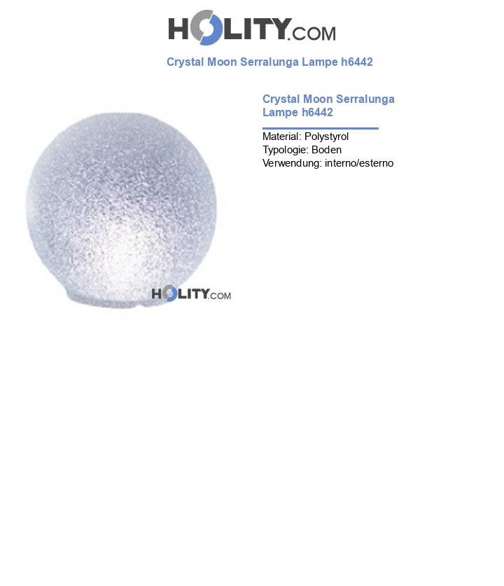 Crystal Moon Serralunga Lampe h6442