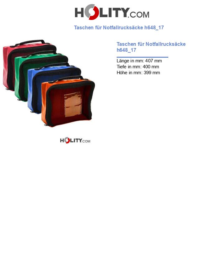 Taschen für Notfallrucksäcke h648_17