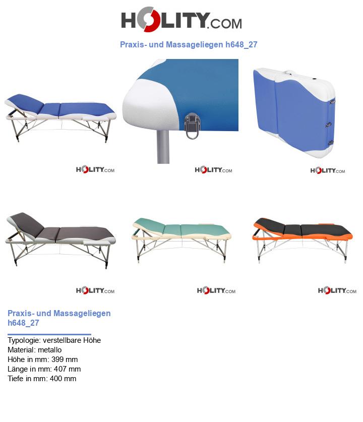 Praxis- und Massageliegen h648_27