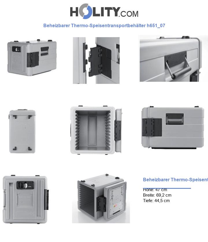 Beheizbarer Thermo-Speisentransportbehälter h651_07