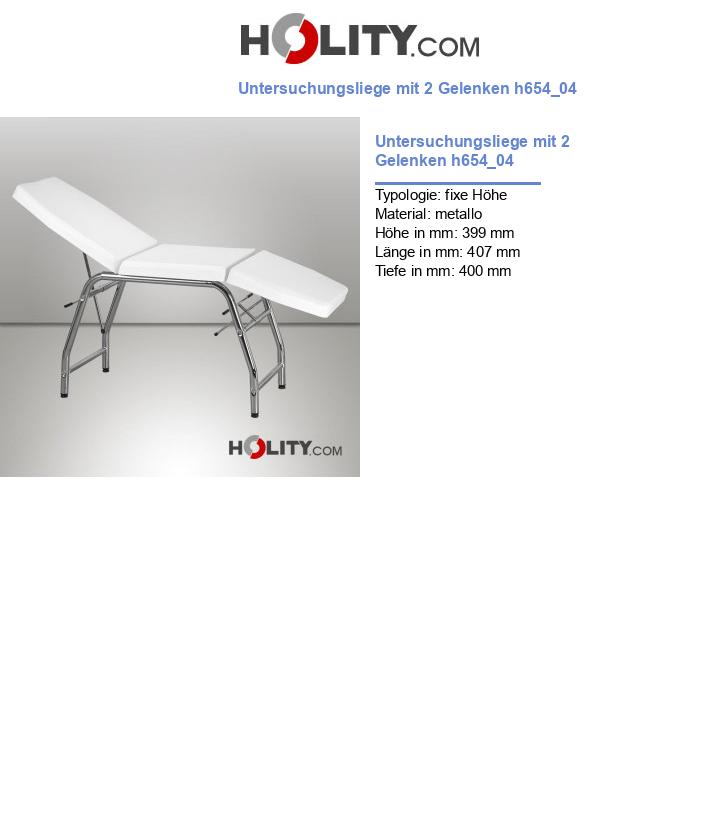 Untersuchungsliege mit 2 Gelenken h654_04