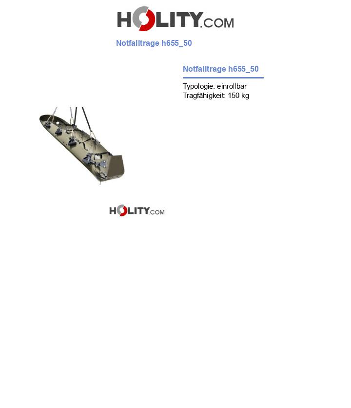 Notfalltrage h655_50