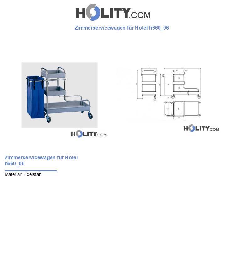 Zimmerservicewagen für Hotel h660_06