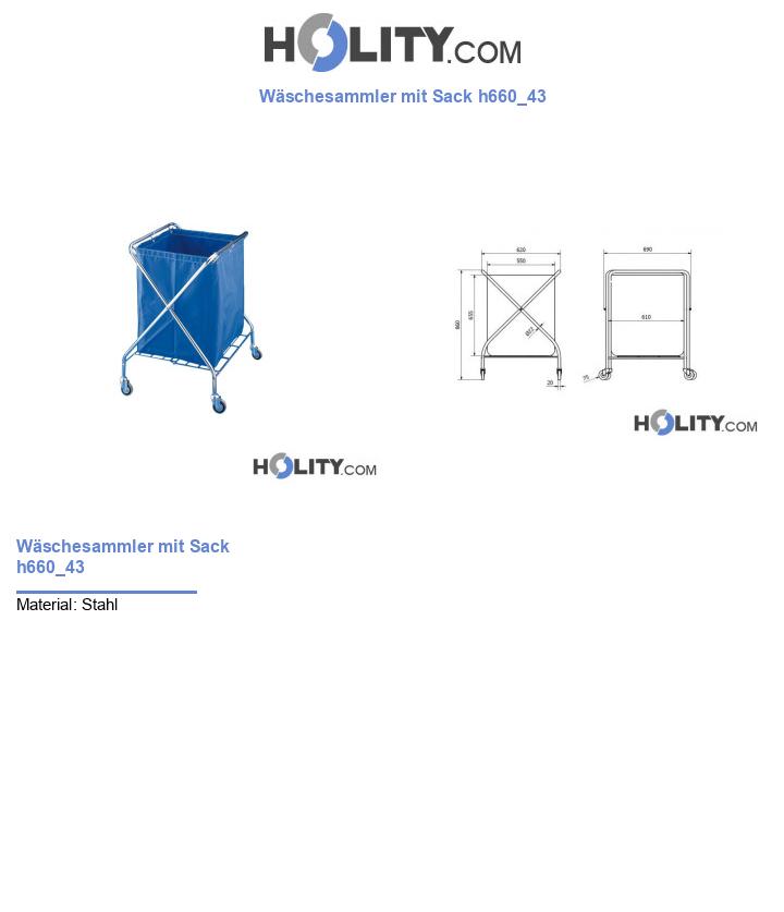 Wäschesammler mit Sack h660_43