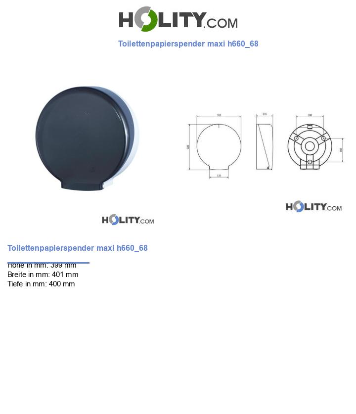 Toilettenpapierspender maxi h660_68