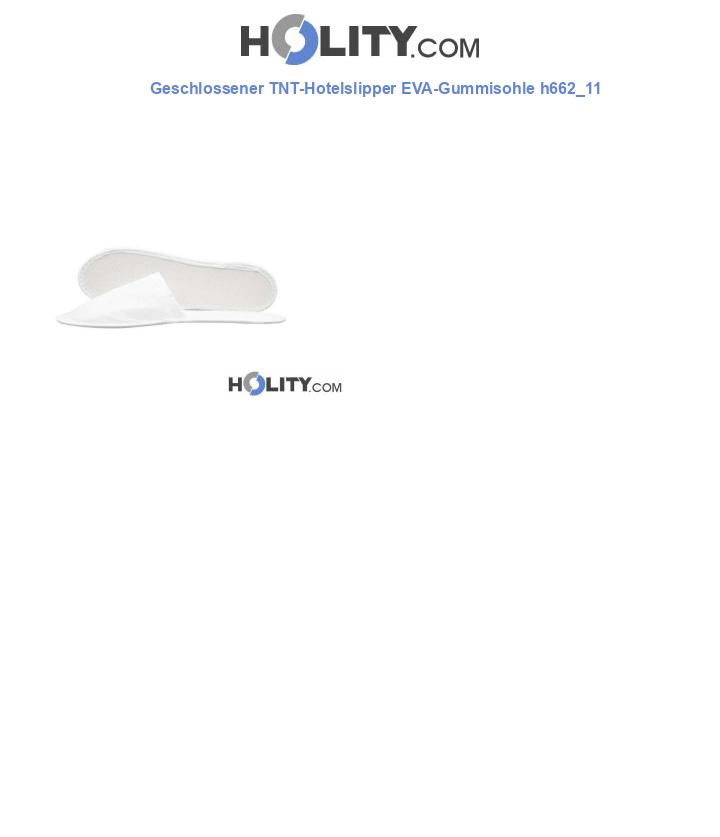 Geschlossener TNT-Hotelslipper EVA-Gummisohle h662_11