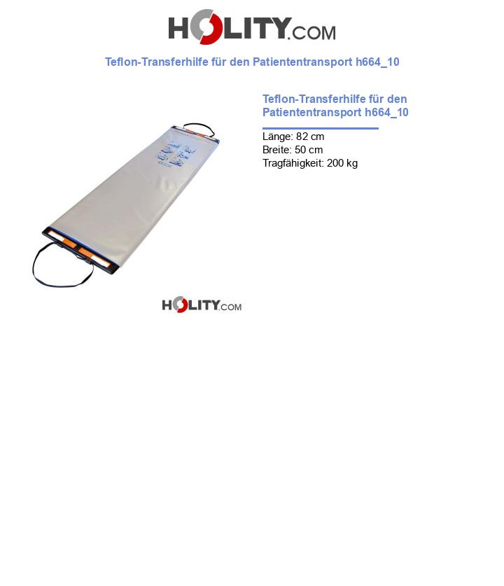 Teflon-Transferhilfe für den Patiententransport h664_10