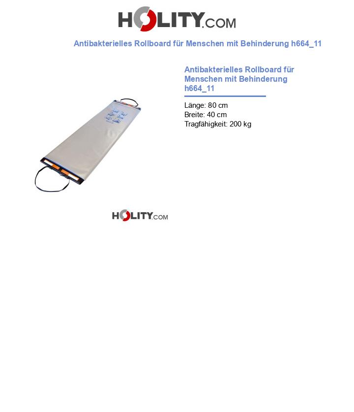 Antibakterielles Rollboard für Menschen mit Behinderung h664_11