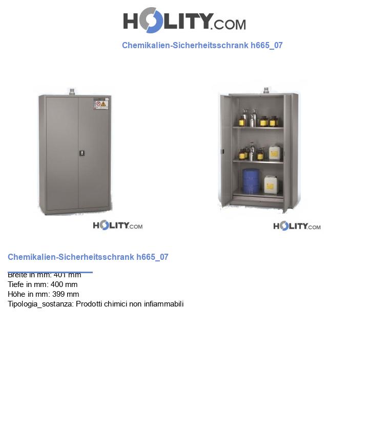 Chemikalien-Sicherheitsschrank h665_07