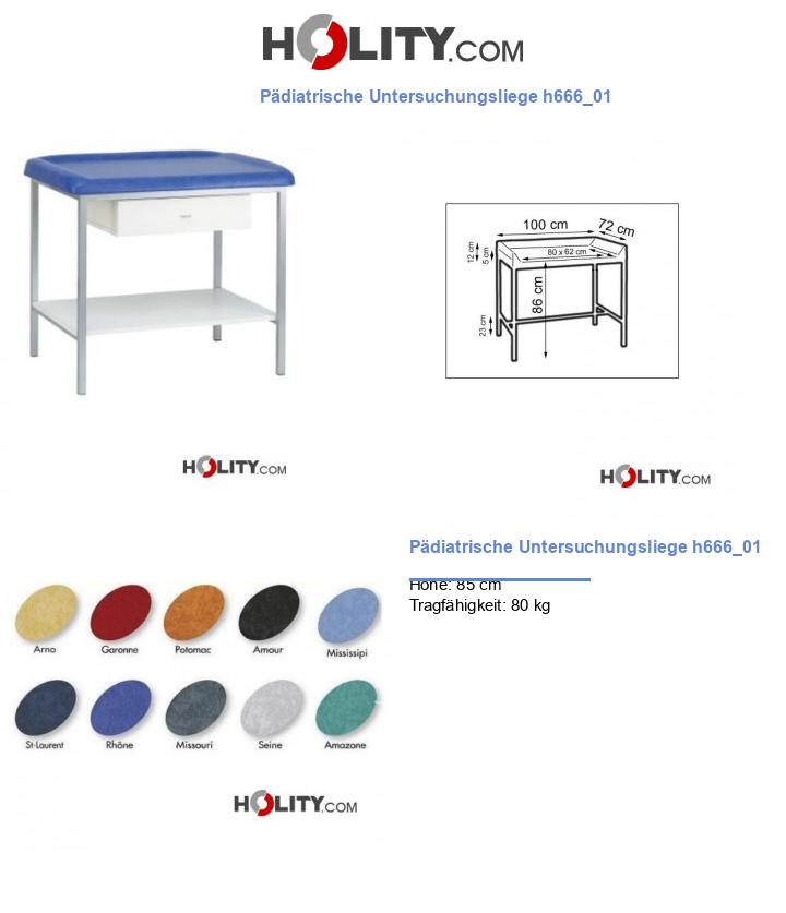 Pädiatrische Untersuchungsliege h666_01