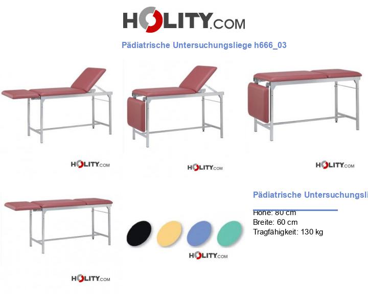 Pädiatrische Untersuchungsliege h666_03