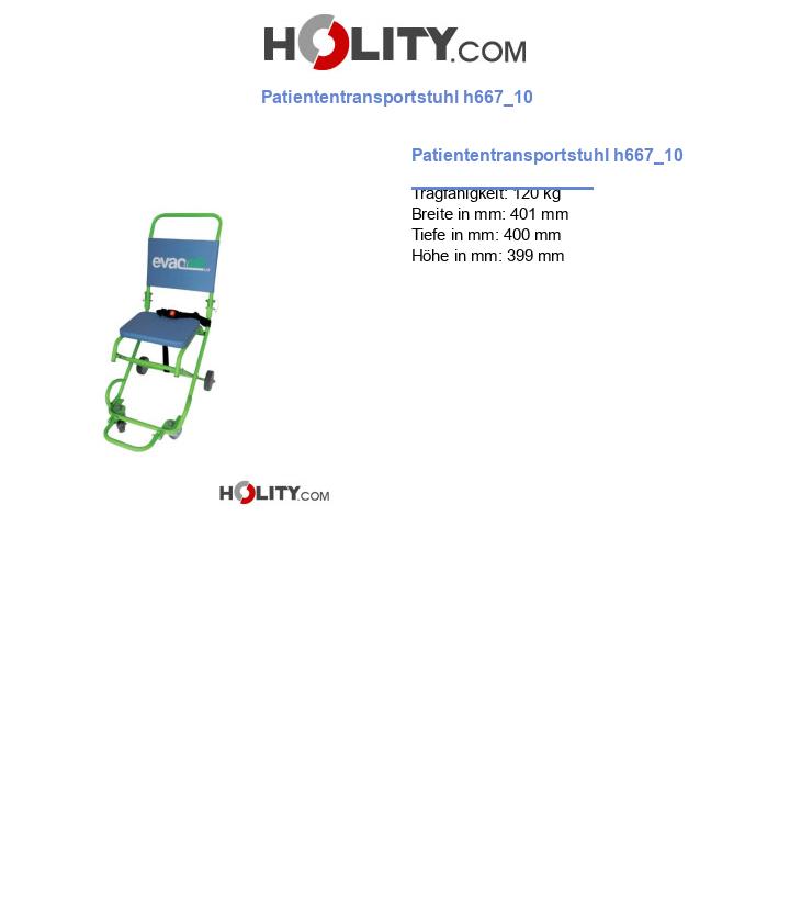 Patiententransportstuhl h667_10