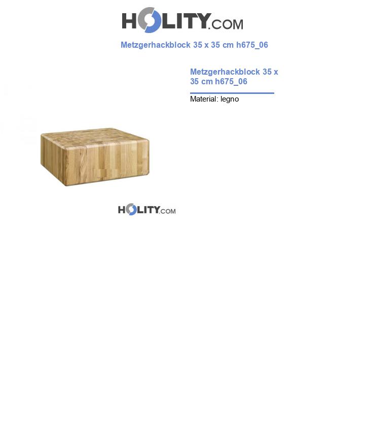 Metzgerhackblock 35 x 35 cm h675_06