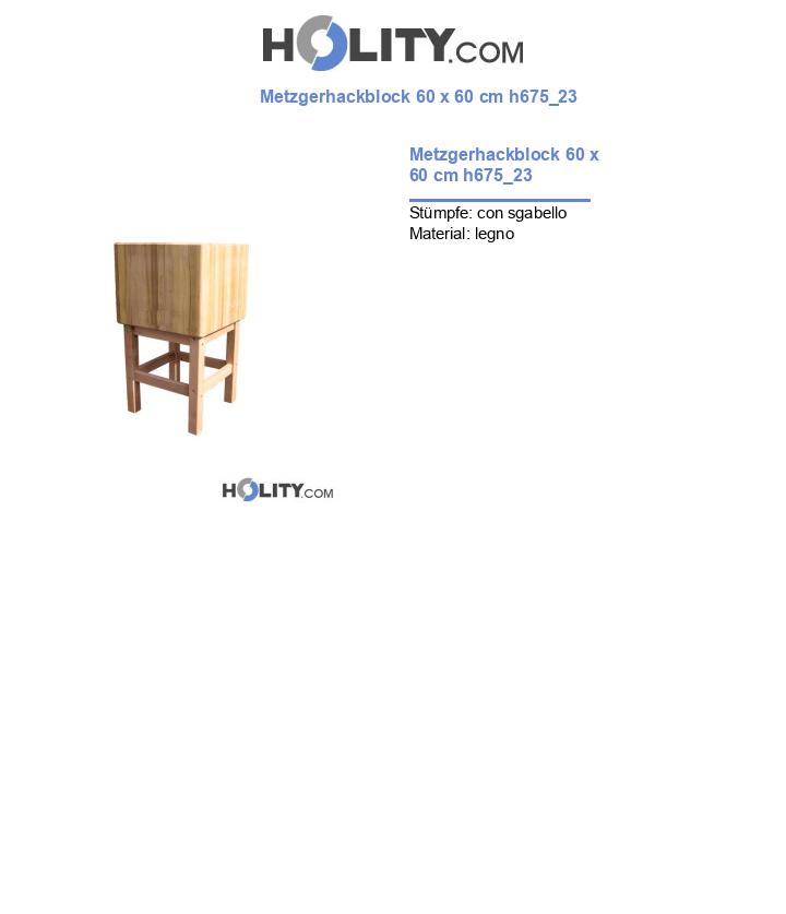 Metzgerhackblock 60 x 60 cm h675_23