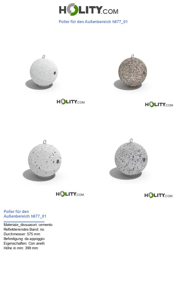 Poller für den Außenbereich h677_01