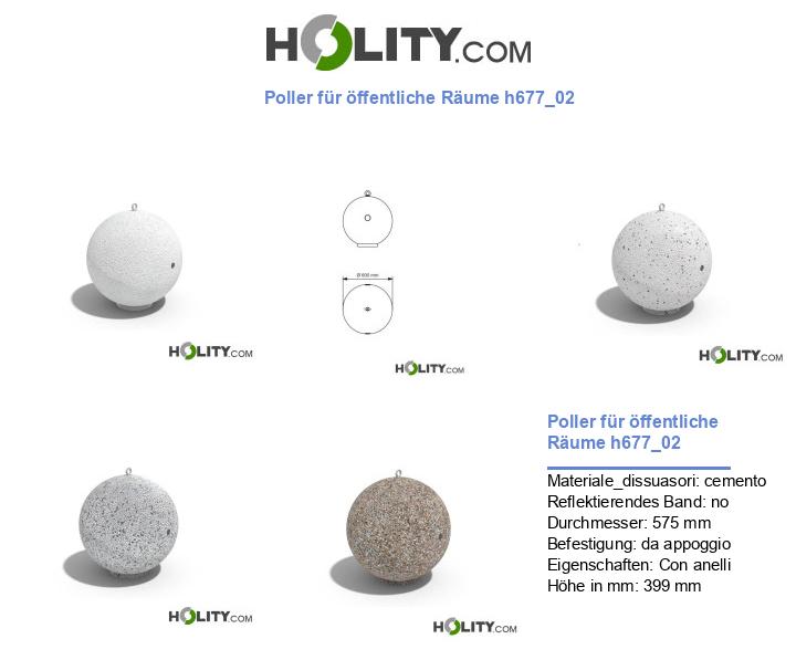 Poller für öffentliche Räume h677_02