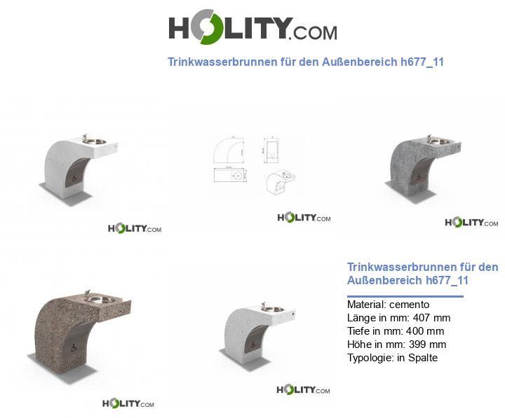 Trinkwasserbrunnen für den Außenbereich h677_11