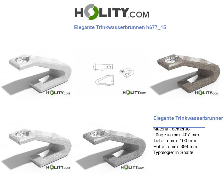 Elegante Trinkwasserbrunnen h677_15