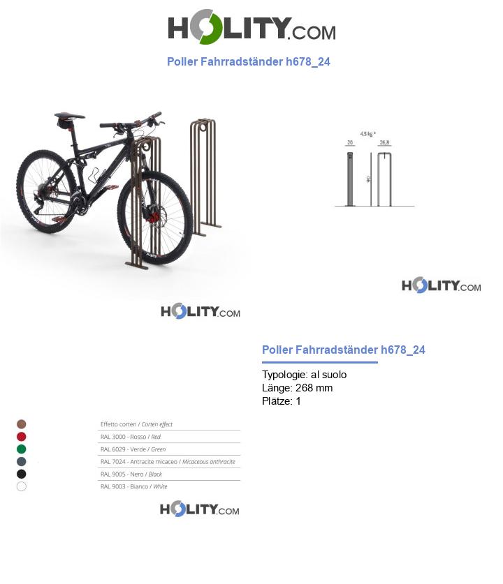Poller Fahrradständer h678_24