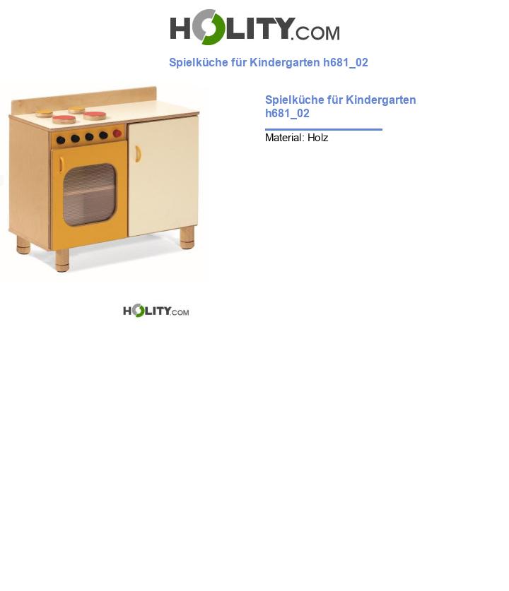 Spielküche für Kindergarten h681_02