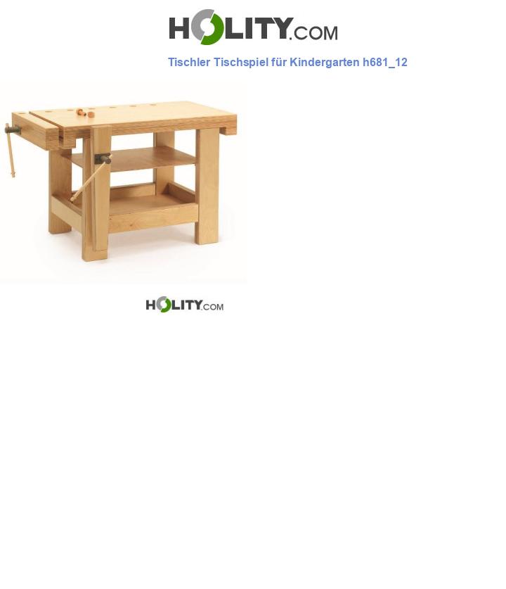 Tischler Tischspiel für Kindergarten h681_12