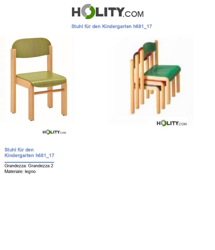 Stuhl für den Kindergarten h681_17