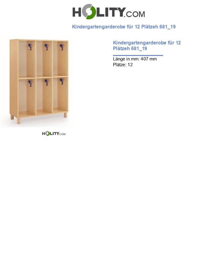 Kindergartengarderobe für 12 Plätzeh 681_19