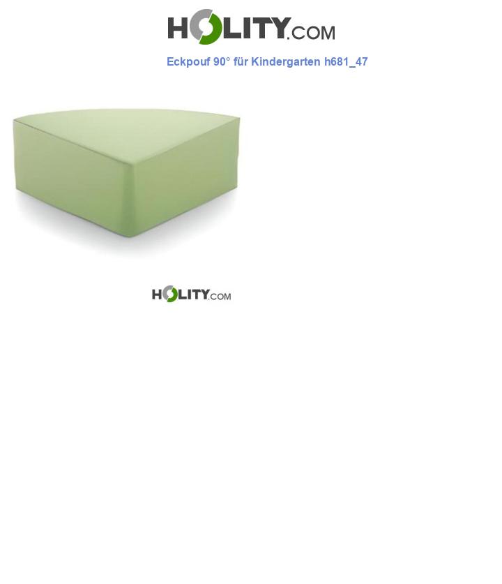 Eckpouf 90° für Kindergarten h681_47