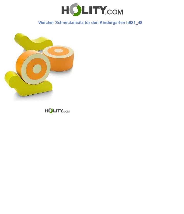 Weicher Schneckensitz für den Kindergarten h681_48