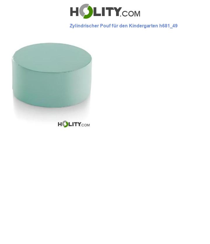 Zylindrischer Pouf für den Kindergarten h681_49