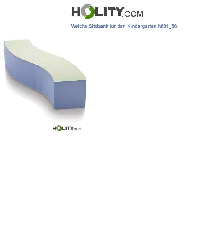 Weiche Sitzbank für den Kindergarten h681_56