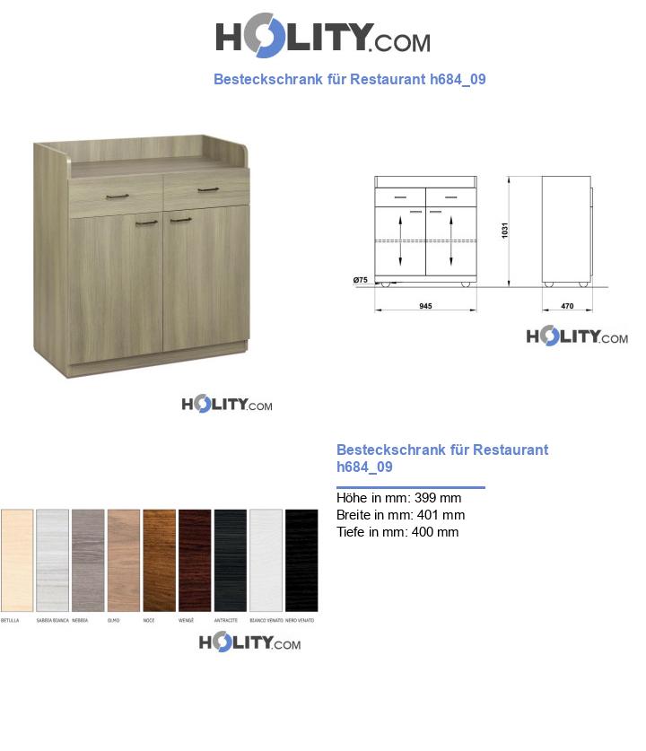 Besteckschrank für Restaurant h684_09