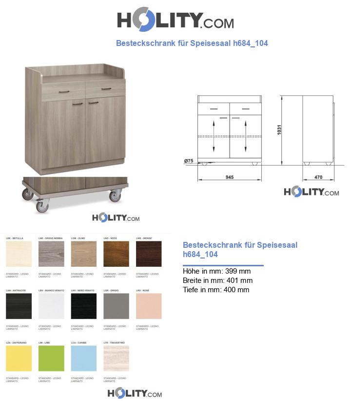 Besteckschrank für Speisesaal h684_104