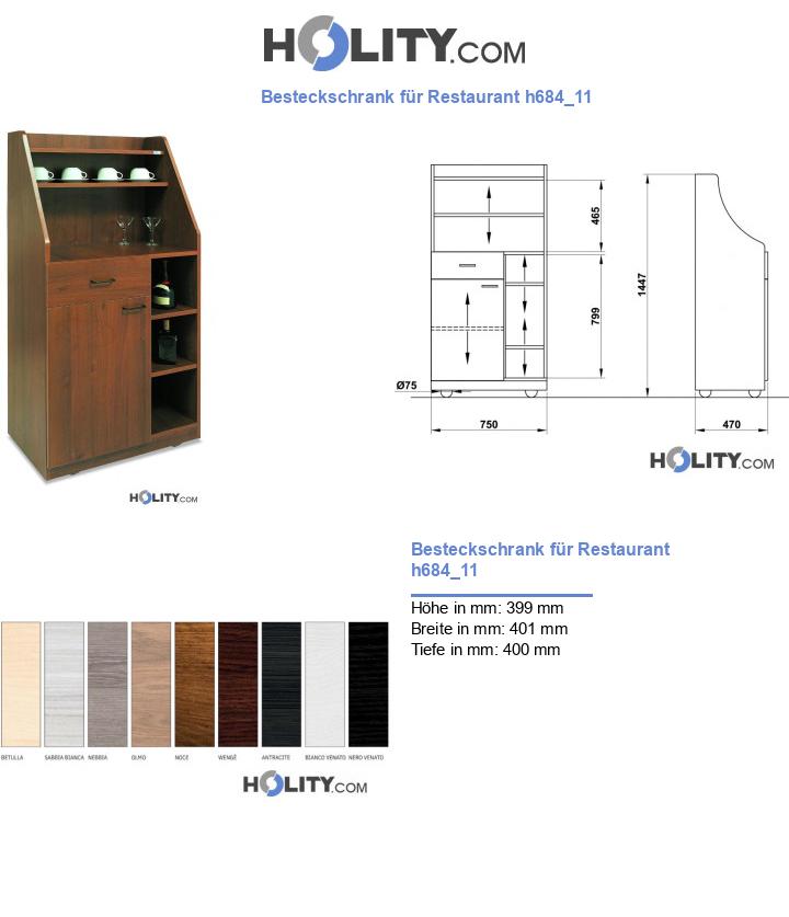 Besteckschrank für Restaurant h684_11