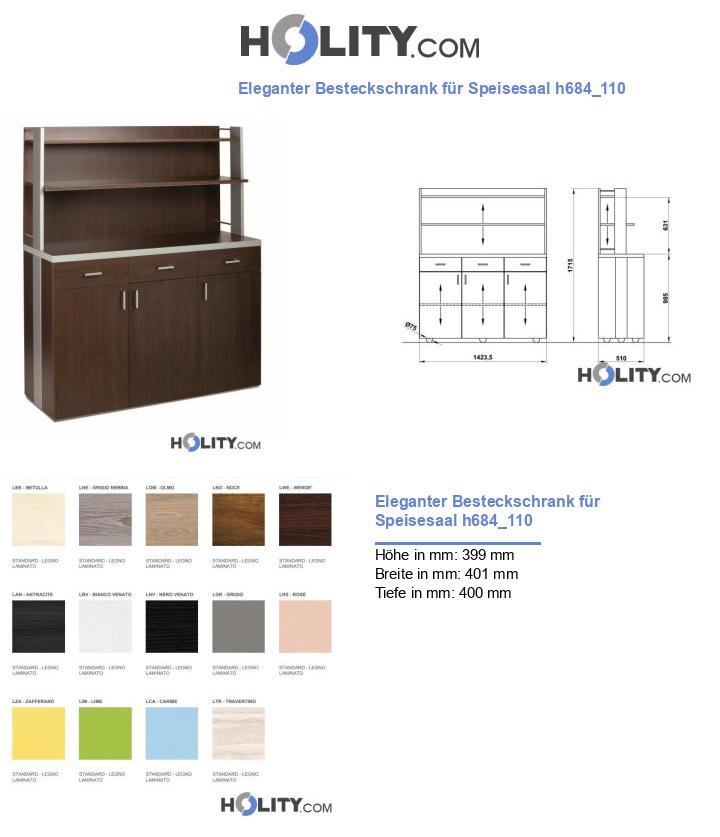 Eleganter Besteckschrank für Speisesaal h684_110