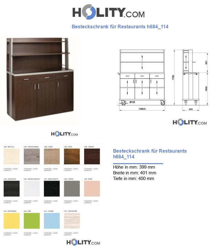 Besteckschrank für Restaurants h684_114