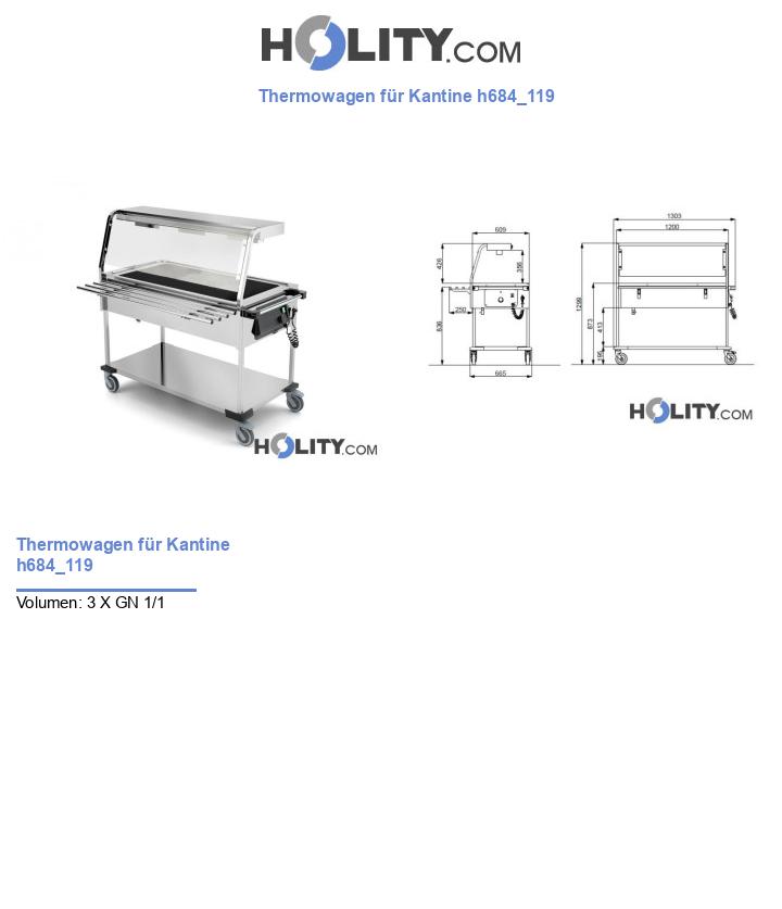Thermowagen für Kantine h684_119