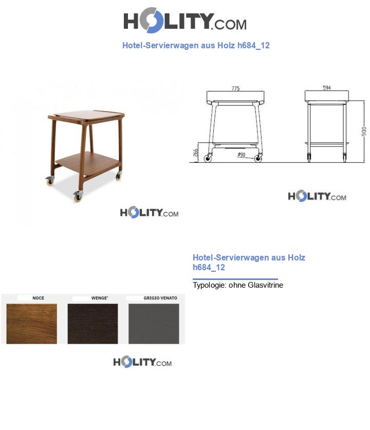 Hotel-Servierwagen aus Holz h684_12
