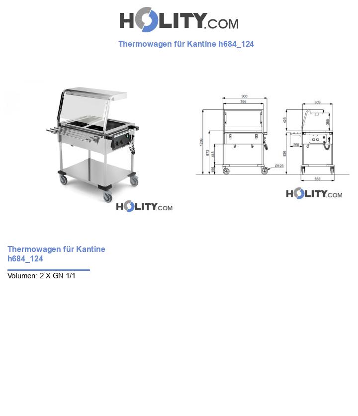 Thermowagen für Kantine h684_124