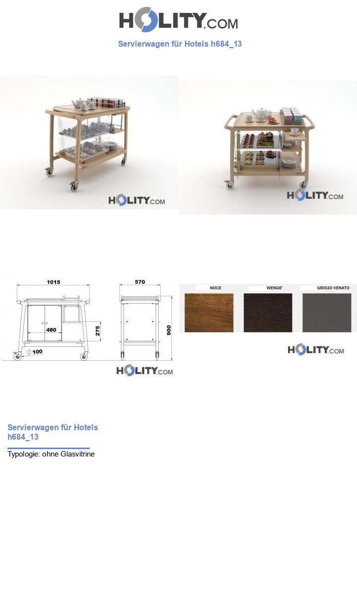 Servierwagen für Hotels h684_13