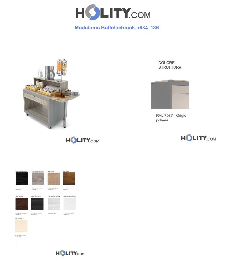 Modulares Buffetschrank h684_136