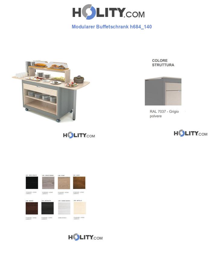 Modularer Buffetschrank h684_140
