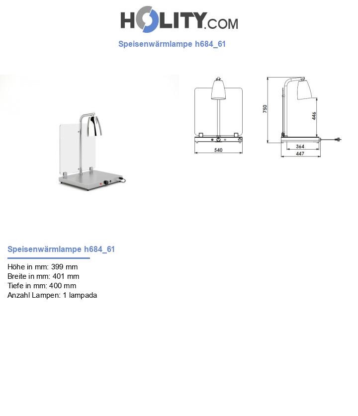 Speisenwärmlampe h684_61