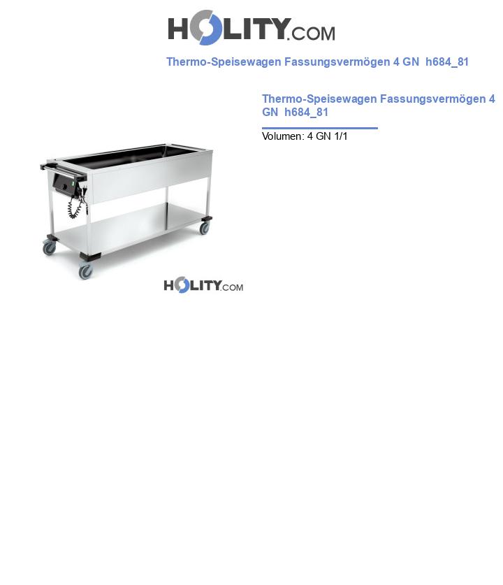 Thermo-Speisewagen Fassungsvermögen 4 GN  h684_81