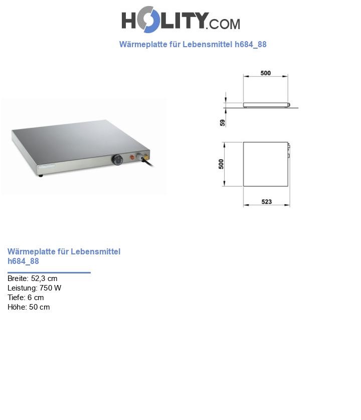 Wärmeplatte für Lebensmittel h684_88